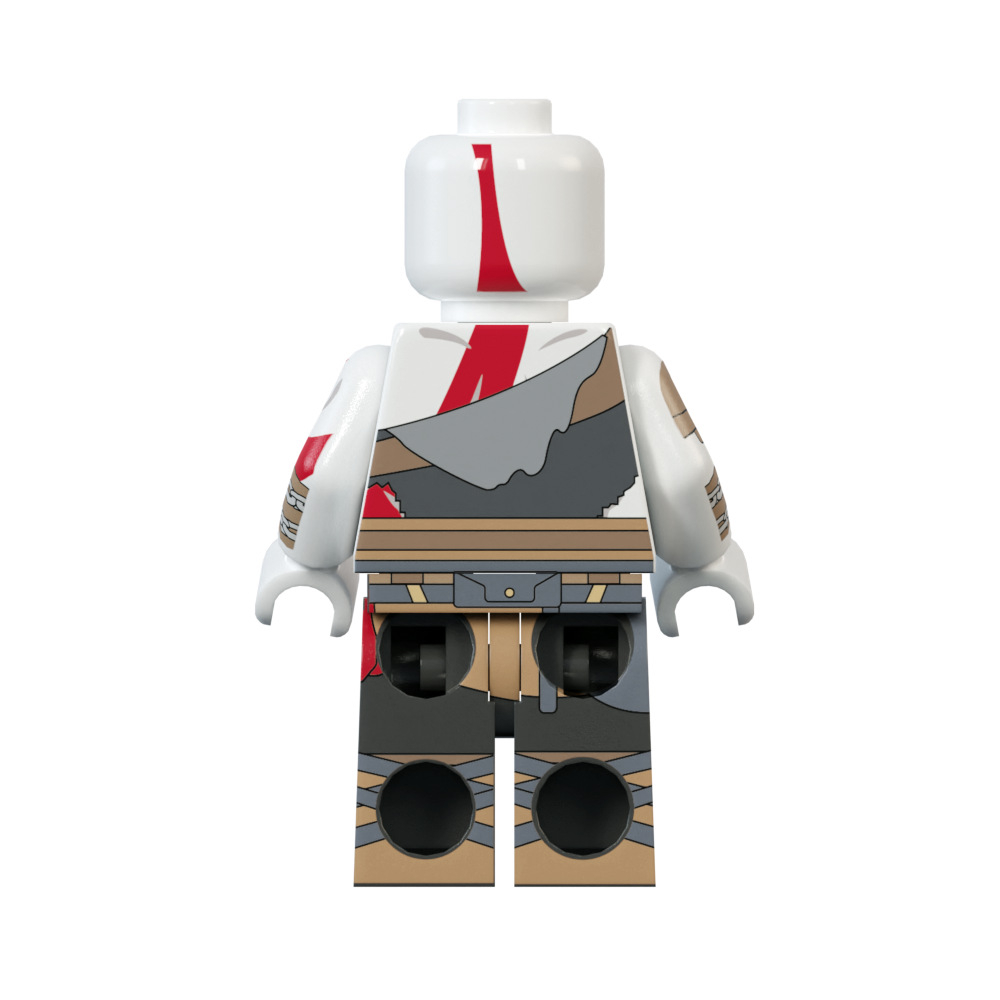 Đồ chơi khối kratos god of war moc hình ev03 ev04