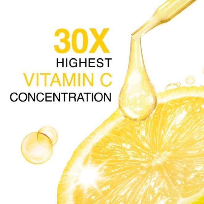 Light complete booster serum với vitamin c làm sáng / làm trắng  - làm sáng & làm mờ vết thâm garnier 同 款