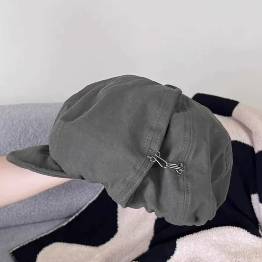 Mũ Beret Hình Đám Mây Phong Cách Retro Thời Trang Xuân Thu Dành Cho Nữ