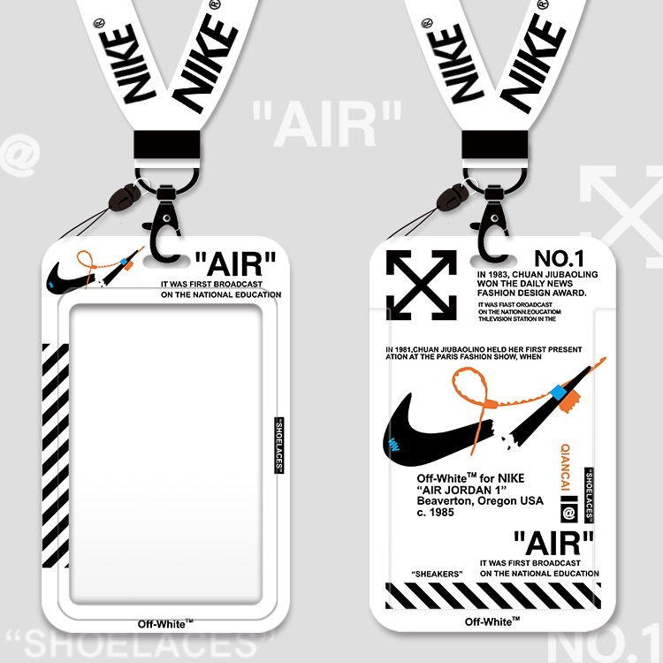 Keychain lanyard id holder new jordan nike usa seller cool korean just do it