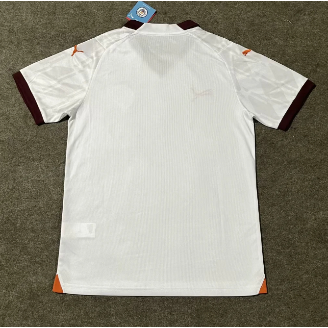 2023 áo bóng đá nam manchester city sân khách màu trắng