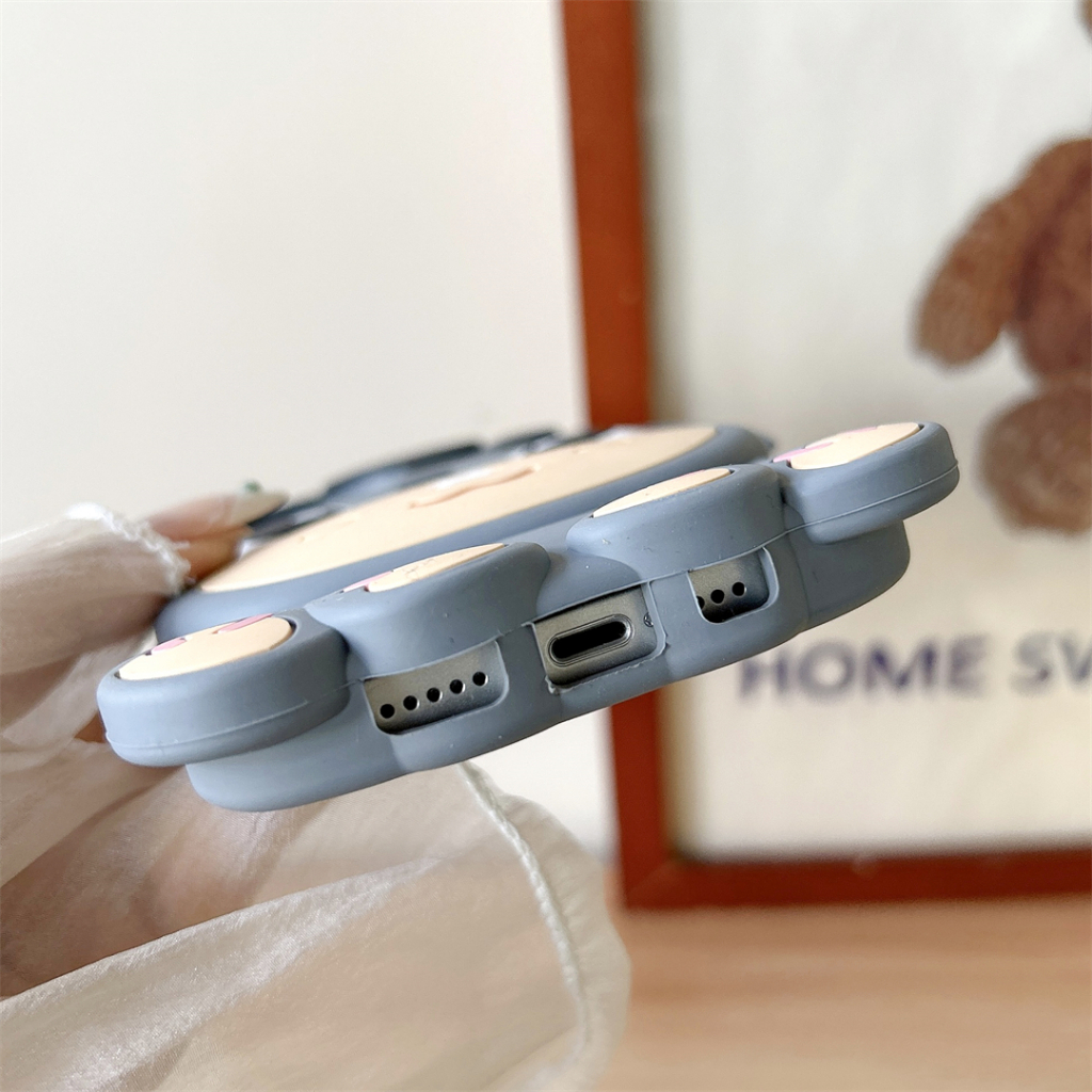 Silicone Ốp Điện Thoại Silicon Hình Chú Lừa Cho iphone 14promax 13 iphone11 12 promax