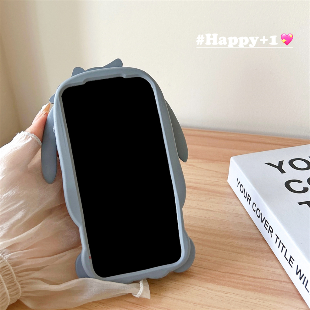 Silicone Ốp Điện Thoại Silicon Hình Chú Lừa Cho iphone 14promax 13 iphone11 12 promax