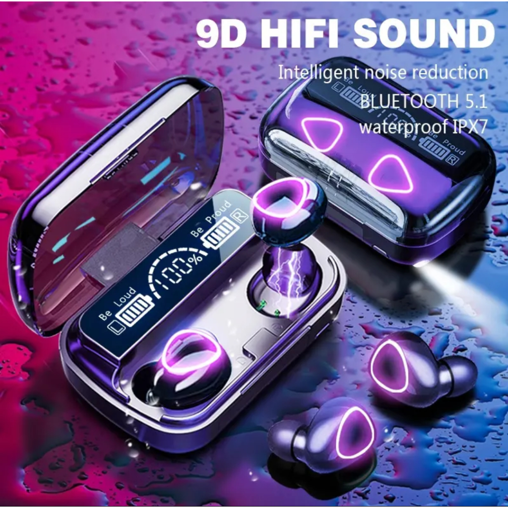 M10 tws 5.3 bluetooth earbuds Tai nghe không dây điều khiển cảm ứng tai nghe âm thanh nổi 9d tích hợp mic tai nghe bluetooth original