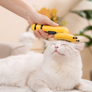 Có hàng sẵn Bee pet needle comb cat comb one-click comb pet comb