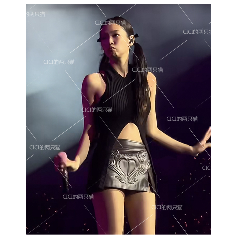 Cocory vn Hàn quốc sexy không tay hở lưng Áo hai dây mùa hè mỏng khe hở không thường xuyên phụ nữ