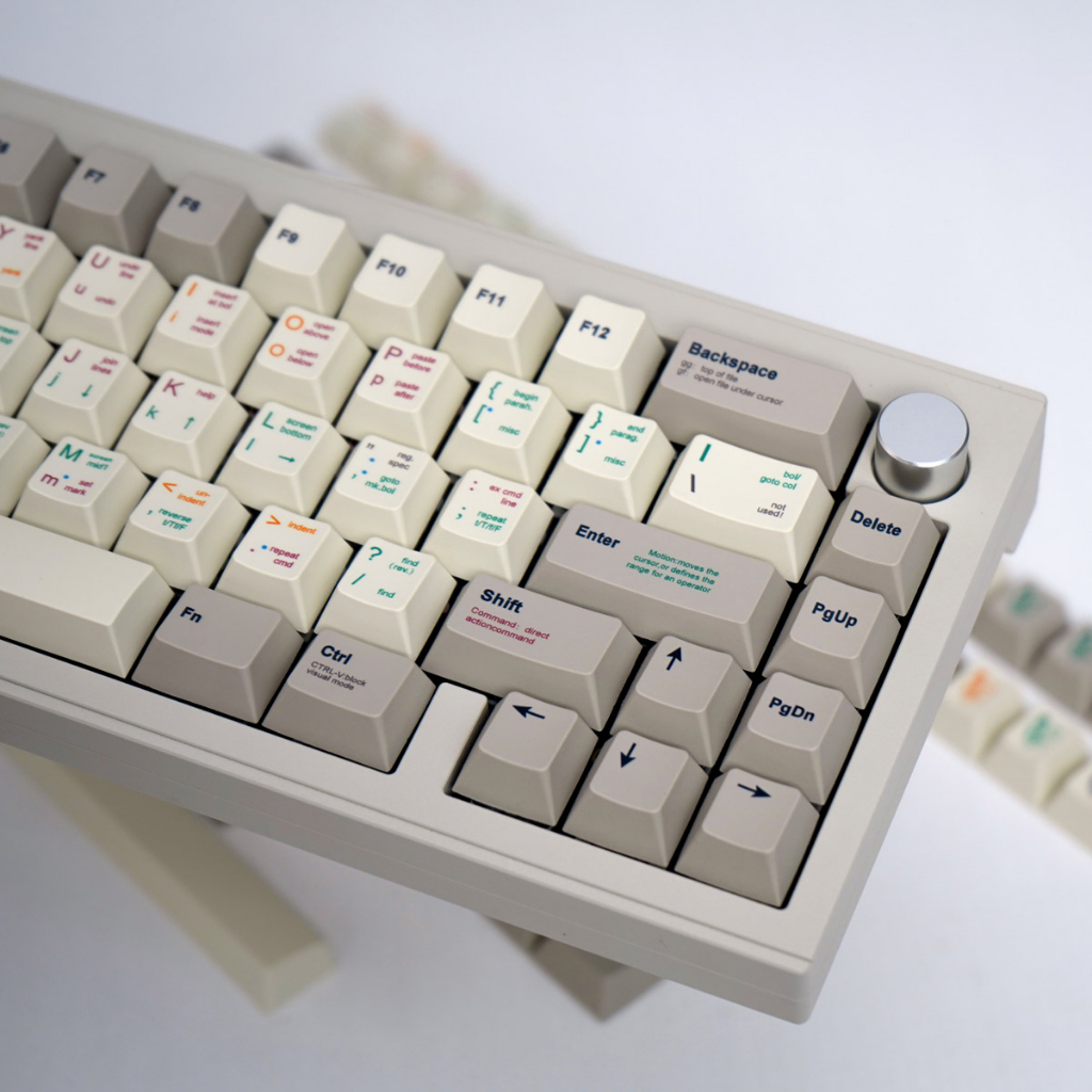 Lập trình viên retro keycaps pbt dye-sub cherry profile keycap keycaps tùy chỉnh tương thích với công tắc cherry gateron mx