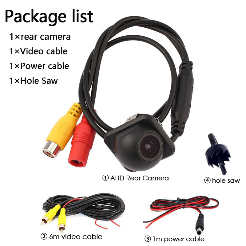 Camera quan sát phía sau ahd 720p camera quan sát ban đêm camera ô tô góc rộng camera dự phòng chiếu hậu