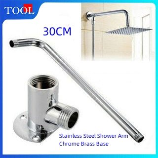 Vòi Hoa Sen Mở Rộng Cánh Tay Bằng Thép Không Gỉ Kèm Đế Đỡ