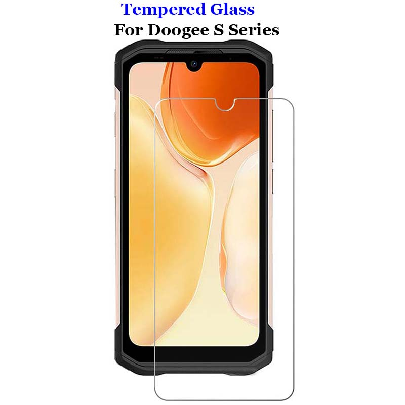 Dành Cho Doogee S200 S100 S95 S99 S97 Pro S96 GT Kính Cường Lực Trong Suốt 9H 2.5D Bảo Vệ Màn Hình C