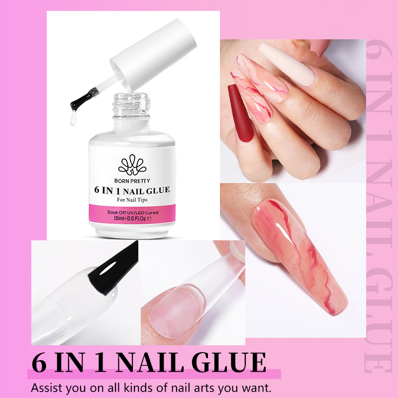 Gel Dán Nối Dài Móng Tay 6 Trong 1 BORN PRETTY 15g