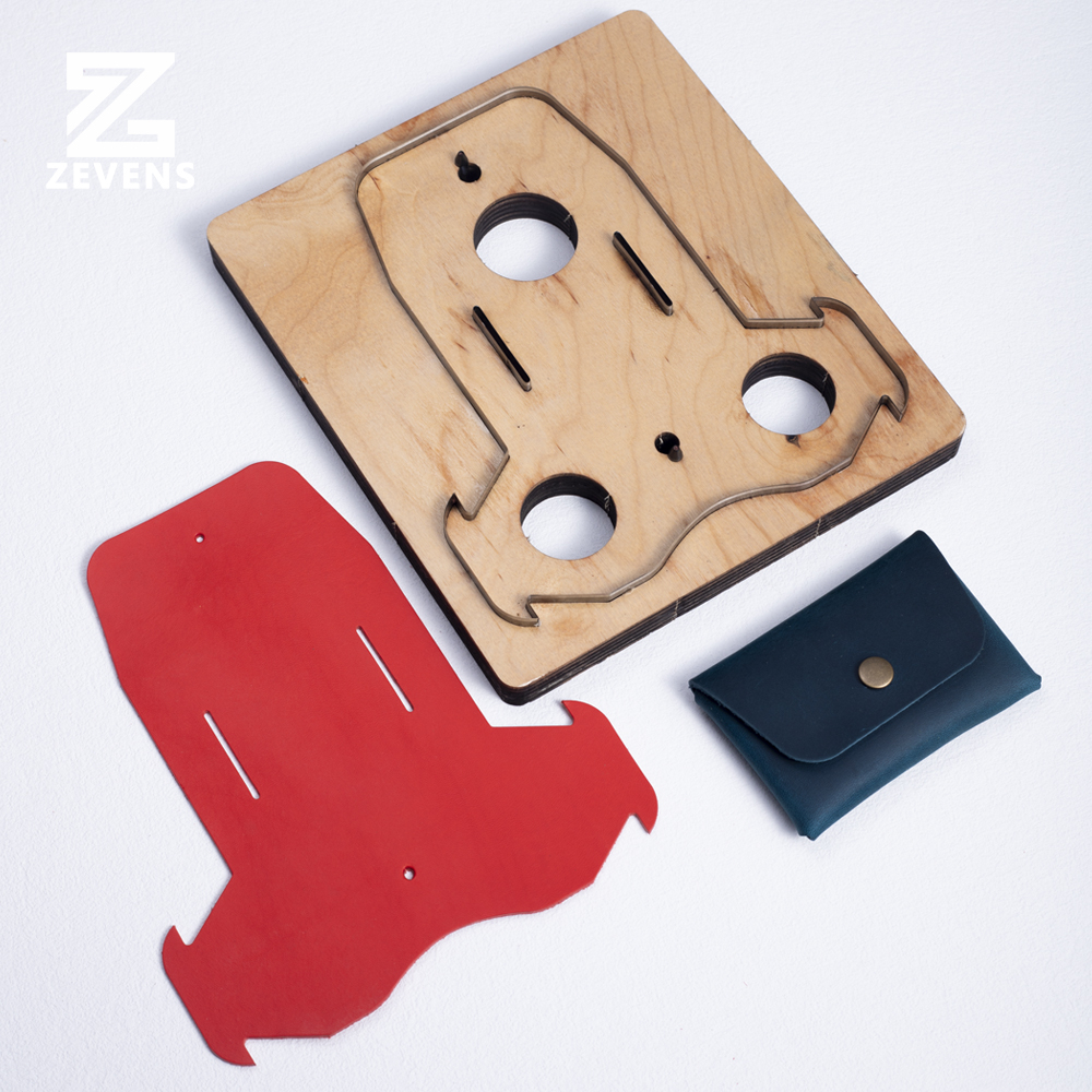 Stitch-free Card Holder Knife Mold Handmade DIY Leather Tool Chất liệu thấp hơn Túi da tiện lợi Phiê