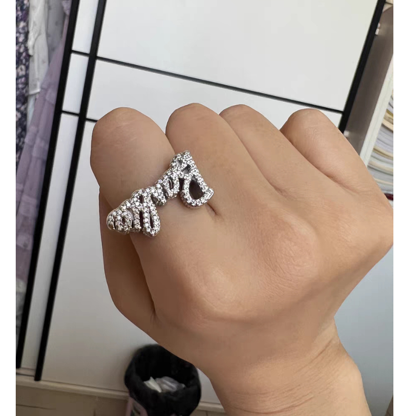 Nhẫn Thời Trang In Chữ Barbie