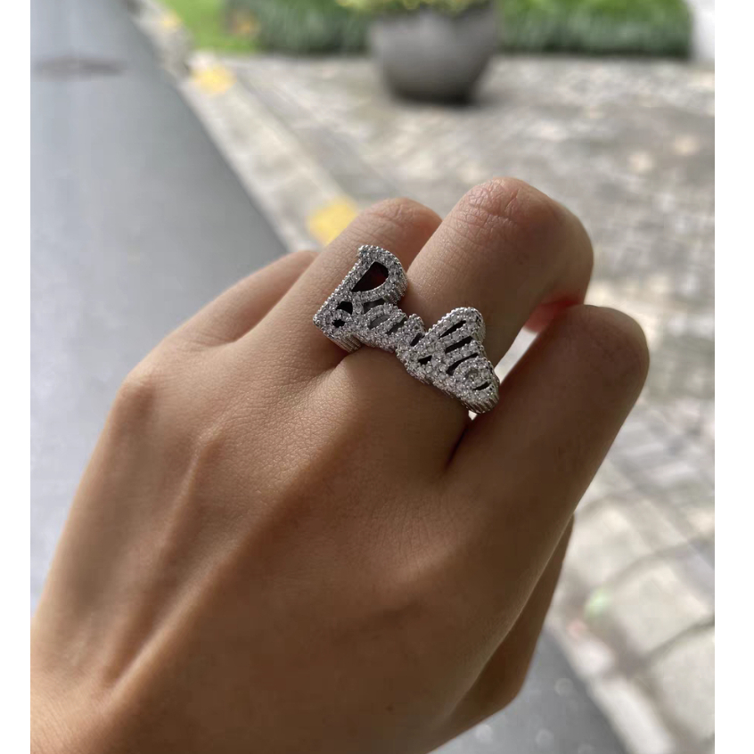 Nhẫn Thời Trang In Chữ Barbie