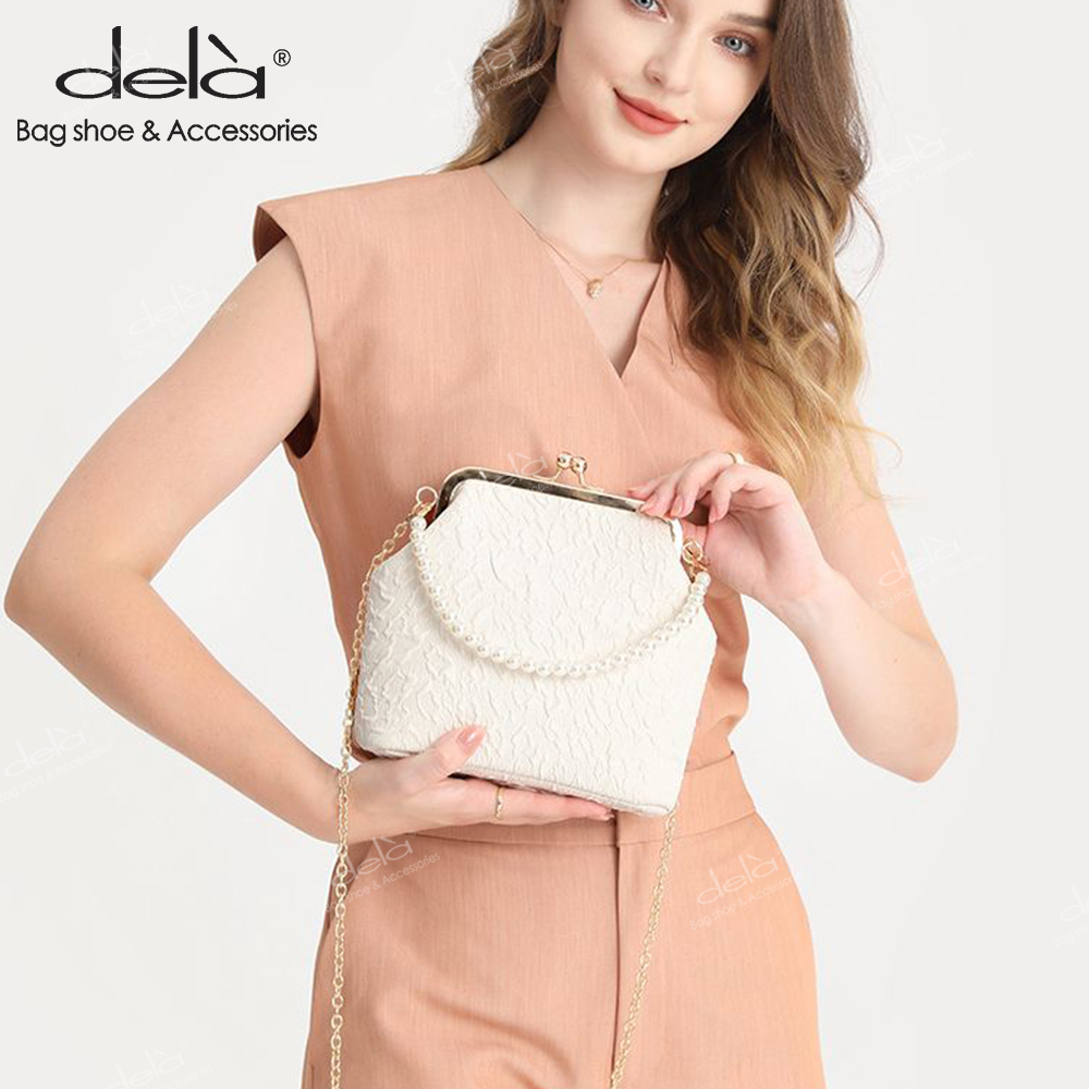 Dela women's 2023 túi mùa hè mới túi đa năng túi đeo chéo túi đeo chéo cầm tay