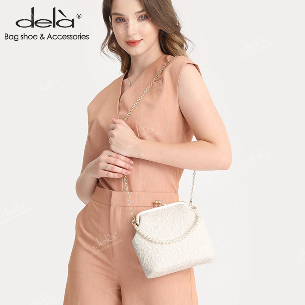 Dela women's 2023 túi mùa hè mới túi đa năng túi đeo chéo túi đeo chéo cầm tay