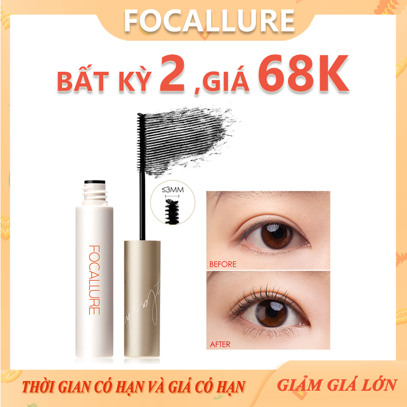 Mascara Focallure 3mm Chống Thấm Nước Trọng Lượng Nhẹ