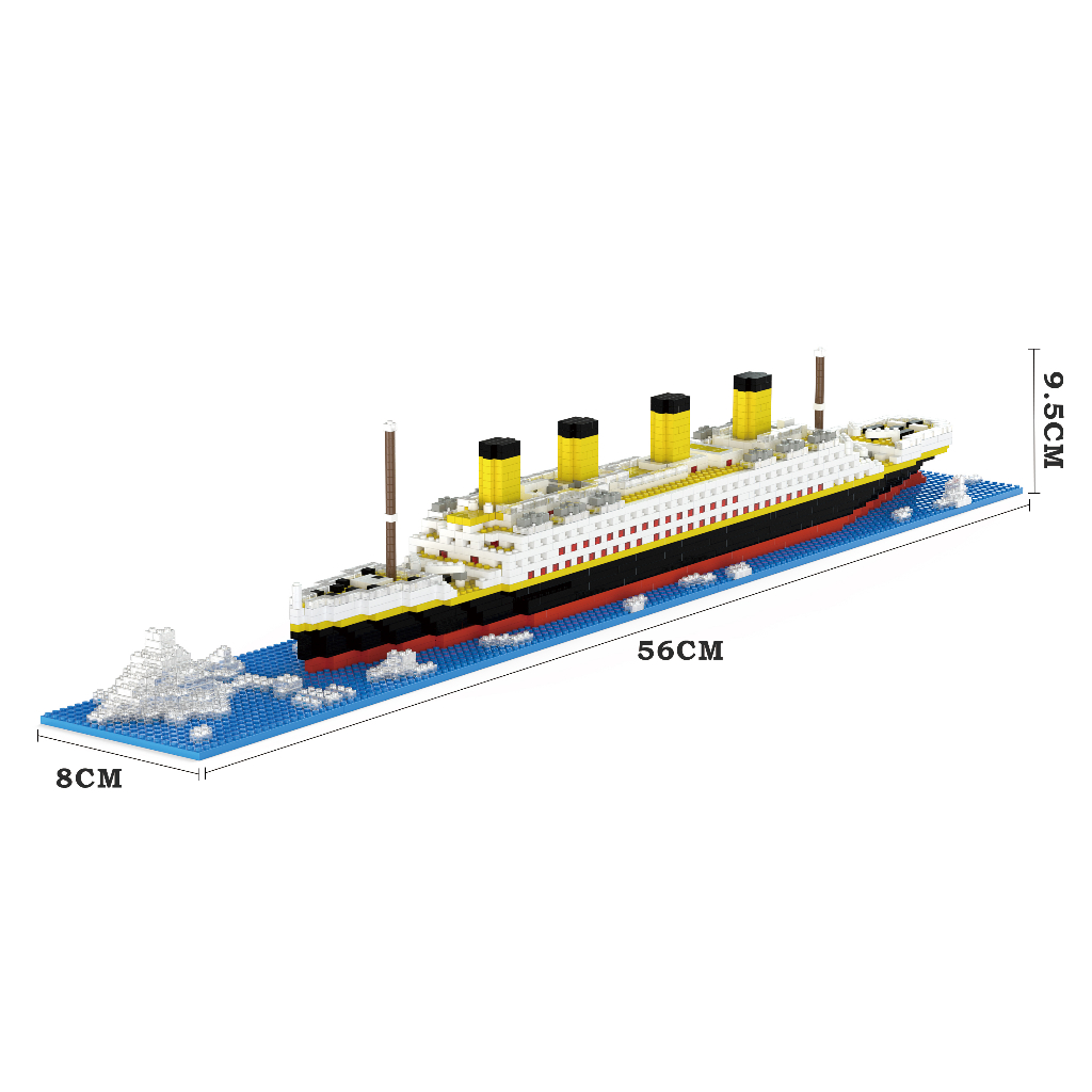 Mô Hình Tàu Titanic Lắp Ráp Đẹp Mắt