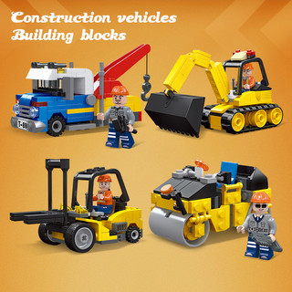 Đồ chơi trẻ em lắp ráp xe công trường cho bé 6 tuổi