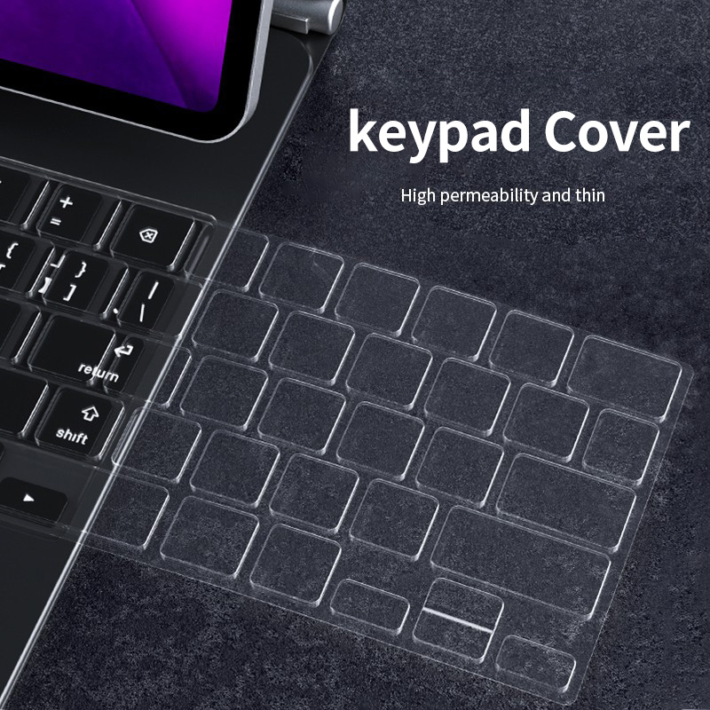 Suitable for magic keyboard film 2022 IPad Pro4 11 inch ipad pro 6 12.9 ipad air 4/5 10.9 protection Cover silicone transparent keyboard Cover