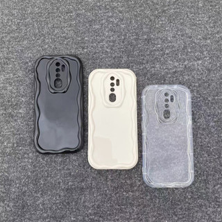 Oppo a9 a5 a31 a53 2020 reno f11 bảo vệ máy ảnh thiết kế ốp lưng sóng túi khí chống va đập mỏng trong suốt ốp lưng tpu mềm
