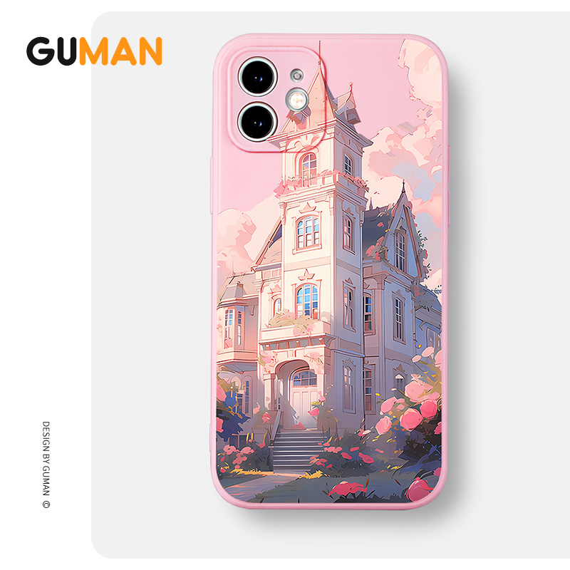 Ốp lưng GUMAN mềm độc lạ dễ thương đẹp cho iPhone 14 13 12 11 Pro Max SE 2020 X XR XS 8 7 ip 6S 6 Plus kute xyb2147