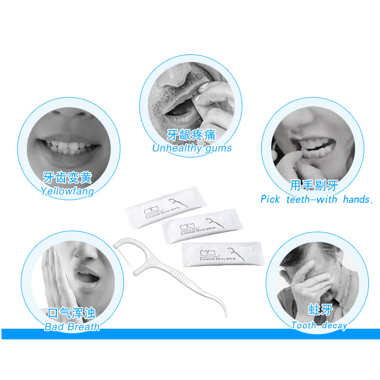 Que Chỉ Nha Khoa Đóng Gói Riêng Để Làm Sạch Răng