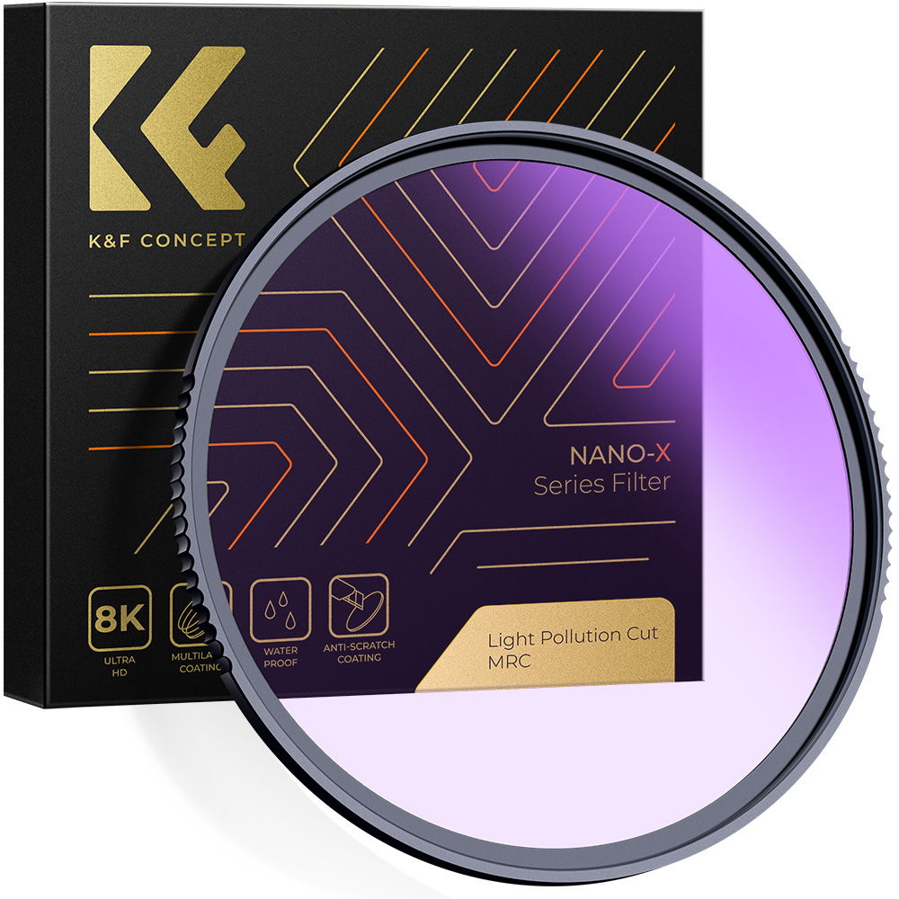 K&f concept natural night filter bộ lọc ô nhiễm ánh sáng cho bầu trời đêm / sao 52/58/67/72/77 / 82mm