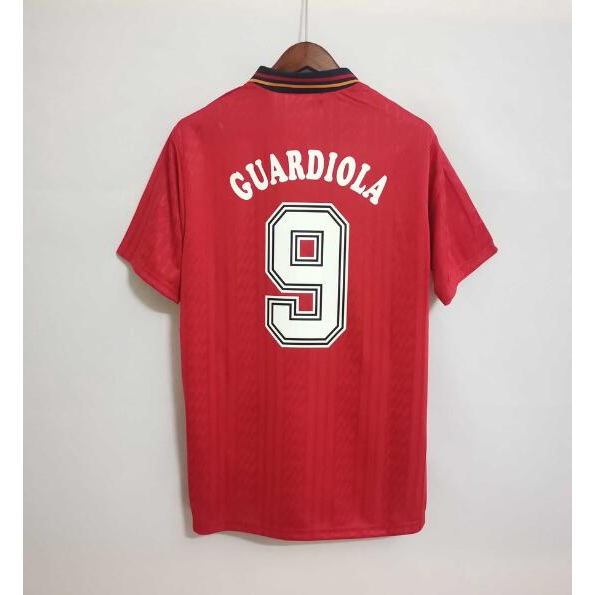 1994 tây ban nha trang chủ retro bóng đá jersey bóng đá jersey