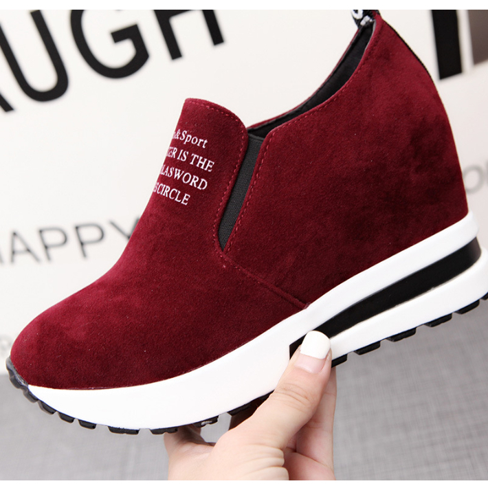 Giày nữ 2023 mùa hè phong cách hàn quốc giày nêm thoải mái phụ nữ trong nhà cao gót thường