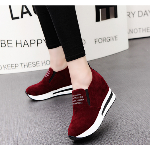 Giày nữ 2023 mùa hè phong cách hàn quốc giày nêm thoải mái phụ nữ trong nhà cao gót thường