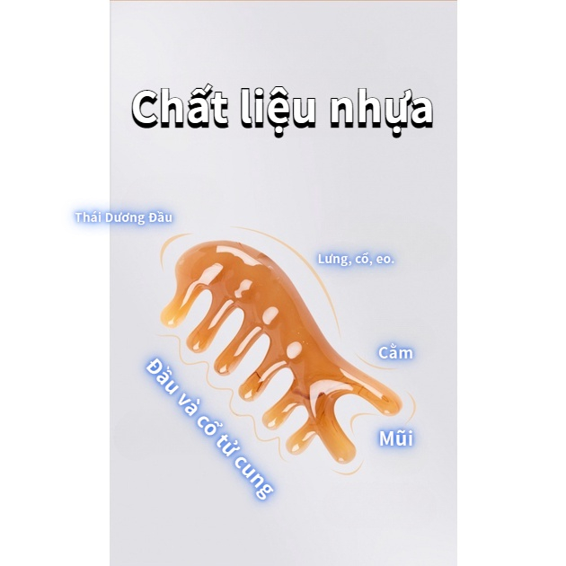 1 lược mát xa da đầu bằng gỗ đàn hương cho nam và nữ