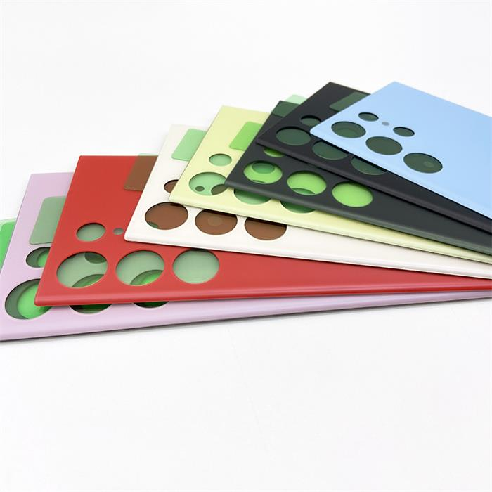 Đối với samsung galaxy s23 ultra pin cửa nhà ở pin mặt sau bằng kính có logo kết dính cho galaxy s23ultra 5g