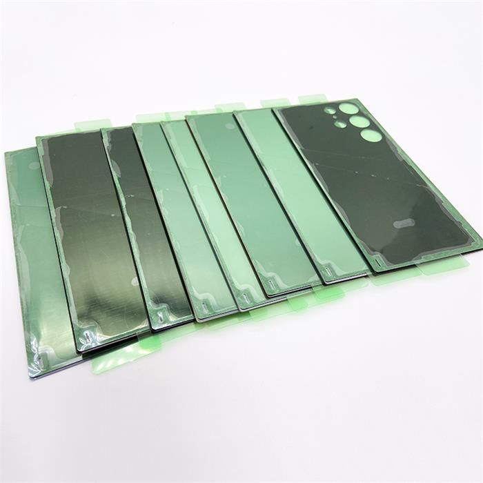 Đối với samsung galaxy s23 ultra pin cửa nhà ở pin mặt sau bằng kính có logo kết dính cho galaxy s23ultra 5g