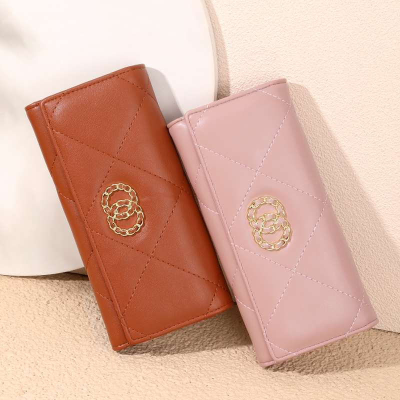 Ví Dài Gập Ba Thời Trang Mới Cho Nữ