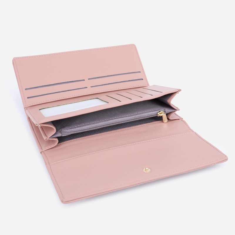 Ví Dài Gập Ba Thời Trang Mới Cho Nữ