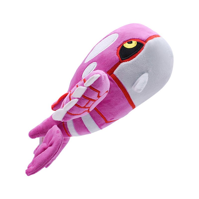 27 cm pokemon anime hình màu tím kyogre cá voi đồ chơi sang trọng búp bê giữ gối động vật nhồi bông mềm cho trẻ em quà tặng sinh nhật giáng sinh