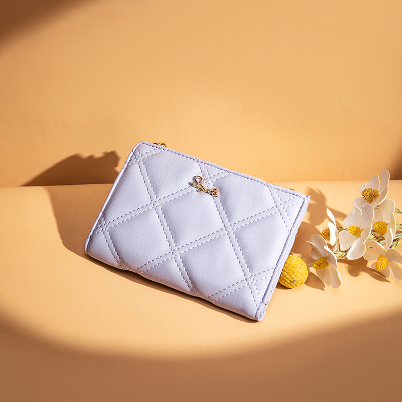 Ví Da PU Gập Đôi Dễ Thương Dành Cho Nữ