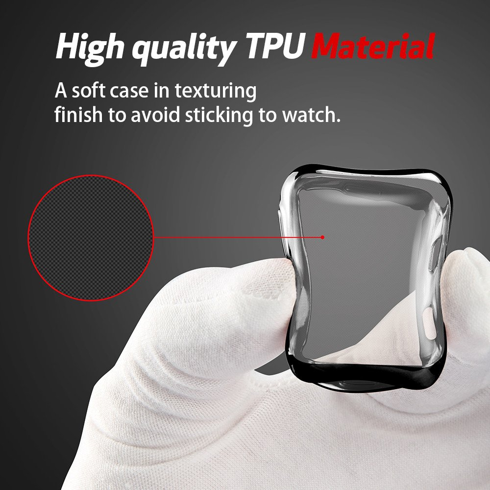 Ốp Bảo Vệ Bằng tpu Mềm Thoáng Khí Cho Đồng Hồ Thông Minh apple watch 49 / 45 / 41 / 44 / 40 / 42 / 38mm series ultra2 / ultra / 9 / 8 / 7 / se / 6 / 5 / 4 / 3 / 2 / 1
