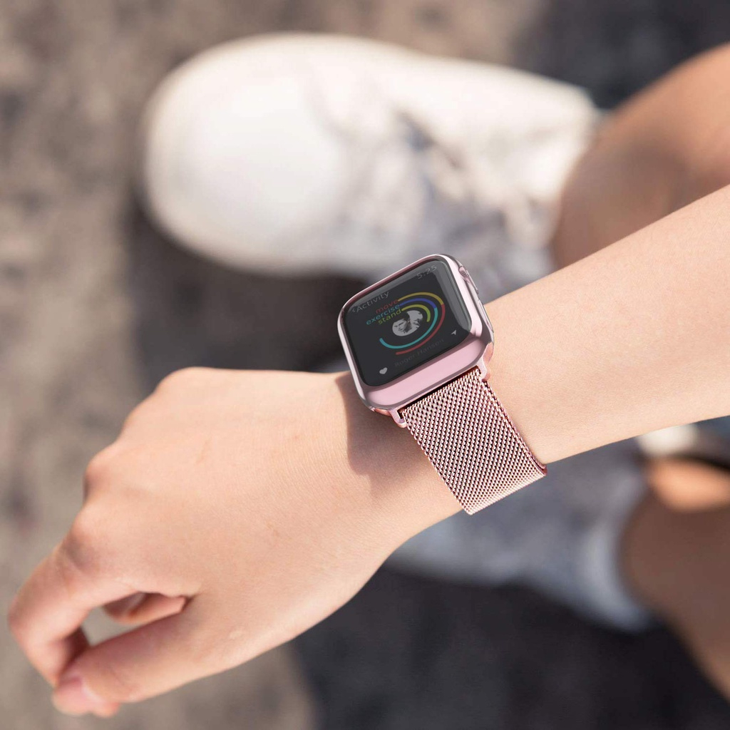 Ốp Bảo Vệ Bằng tpu Mềm Thoáng Khí Cho Đồng Hồ Thông Minh apple watch 49 / 45 / 41 / 44 / 40 / 42 / 38mm series ultra2 / ultra / 9 / 8 / 7 / se / 6 / 5 / 4 / 3 / 2 / 1