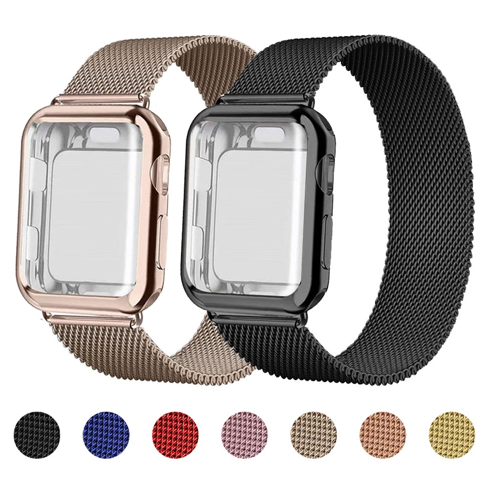 Ốp Bảo Vệ Bằng tpu Mềm Thoáng Khí Cho Đồng Hồ Thông Minh apple watch 49 / 45 / 41 / 44 / 40 / 42 / 38mm series ultra2 / ultra / 9 / 8 / 7 / se / 6 / 5 / 4 / 3 / 2 / 1