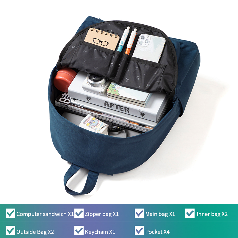 Mr. ace Homme Bag Ba Lô Đi Học Đựng Máy Tính Trung Học Hình Gấu Phản Quang Cá Tính Cho Nam Và Nữ Sinh Trung Học