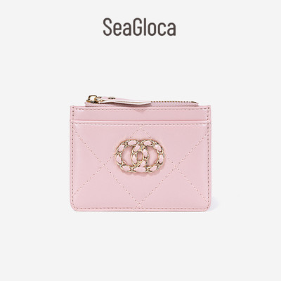 Seagloca Ví Tiền Da PU Màu Trơn Cho Nữ 2322