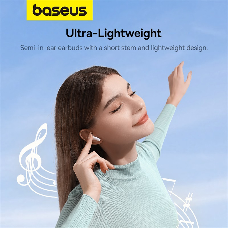 Baseus bowie e12 tws tai nghe bluetooth không dây đích thực thiết kế thân ngắn