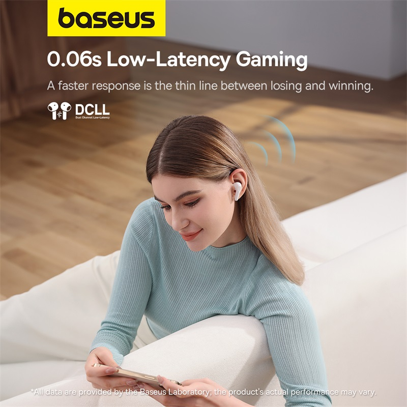 Baseus bowie e12 tws tai nghe bluetooth không dây đích thực thiết kế thân ngắn