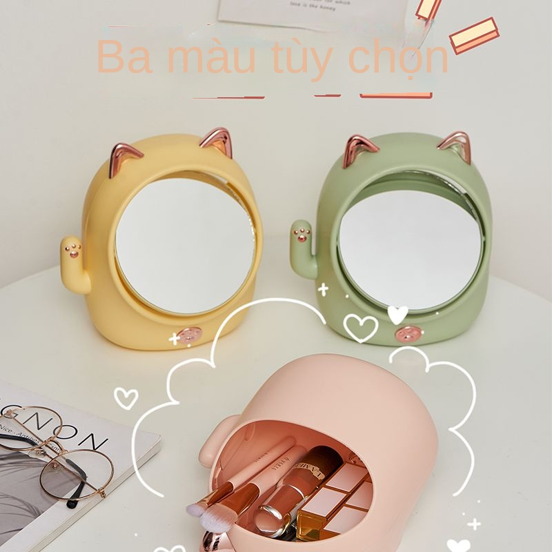 Gương Trang Điểm Để Bàn Toàn Diện Gấp Gọn Tiện Dụng