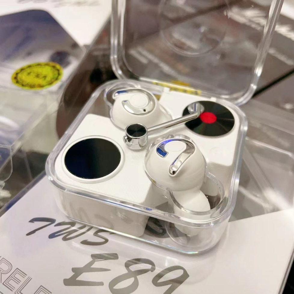 Tai Nghe Nhét Tai e89 bluetooth Không Dây Chống Ồn Có Đèn led Và mic Phong Cách retro