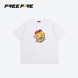 Áo  thun nam Unisex Form Oversize FREE FIRE Thời Trang Màu Đen Trắng