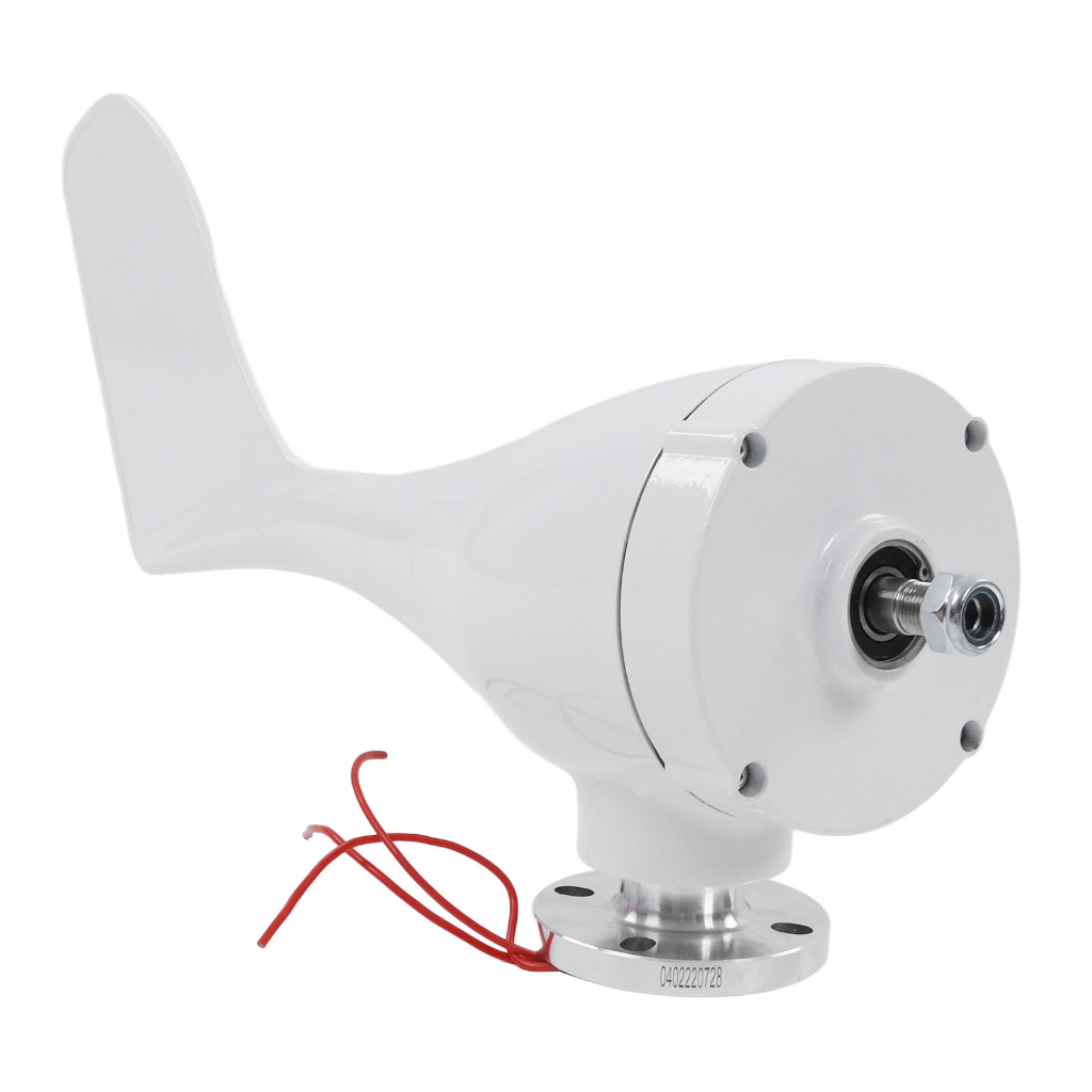 Máy phát điện tuabin gió 6 cánh Động cơ cối xay điều chỉnh tự động 100W có bộ khiển