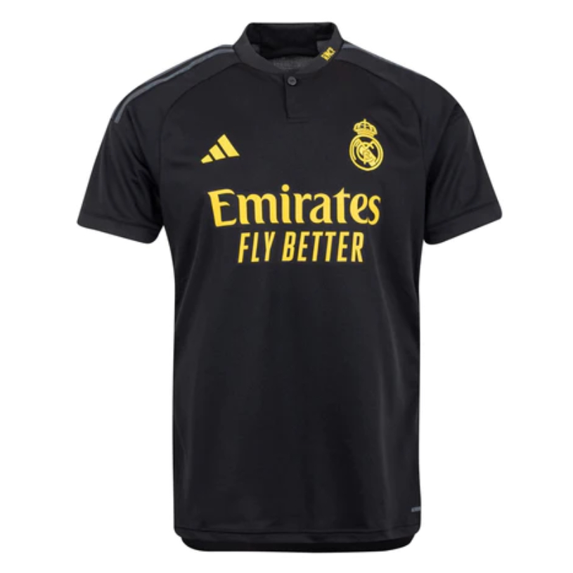 2023 real madrid áo bóng đá nam dành cho người lớn màu đen